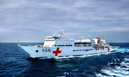 EV resin kit 1/700 PLAN Type 920 Anwei class Hospital Ship Daishan Dao/Peace Ark 