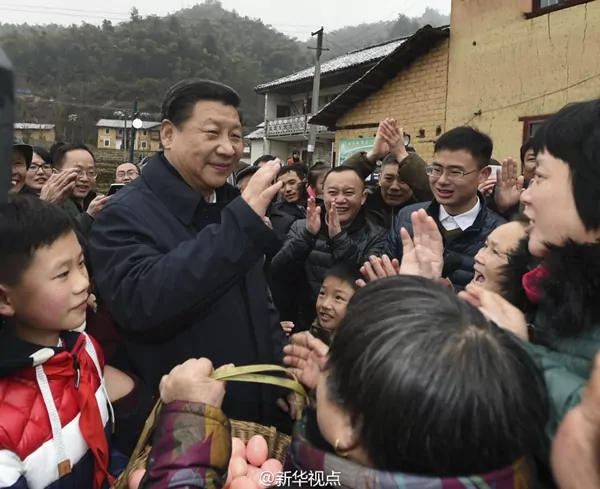 Chinese_President_Xi_Jinping_visits_Chinese_revolutionary_stronghold_Jinggangshan_in_February_to_promote_poverty_reduction_efforts