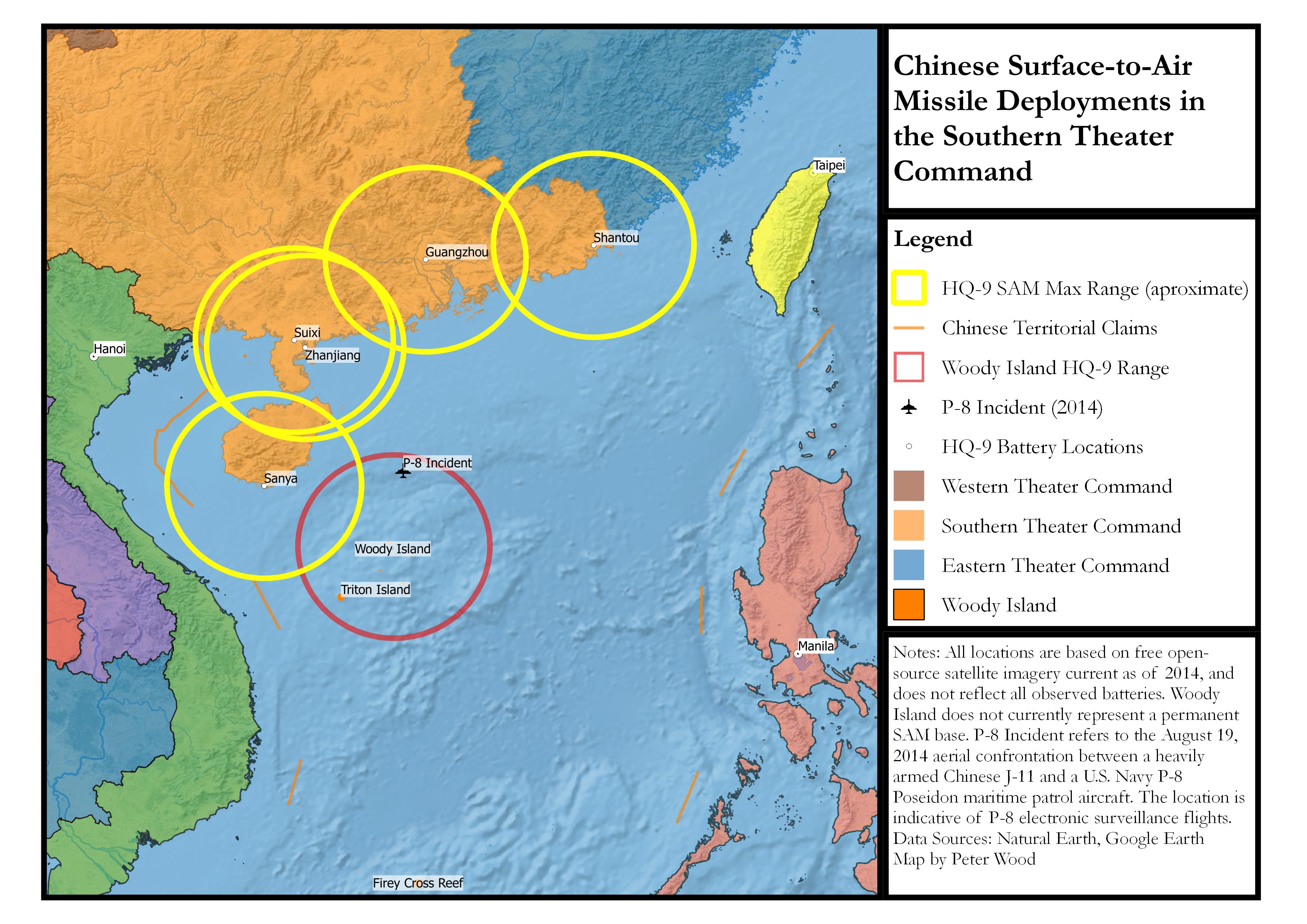 Beijing Ups The Ante In South China Sea Dispute With Hq 9 Deployment Jamestown