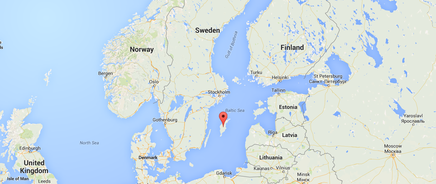 Gotland島戰略位置有如瑞典阻擋俄國海權擴張的第一島鏈