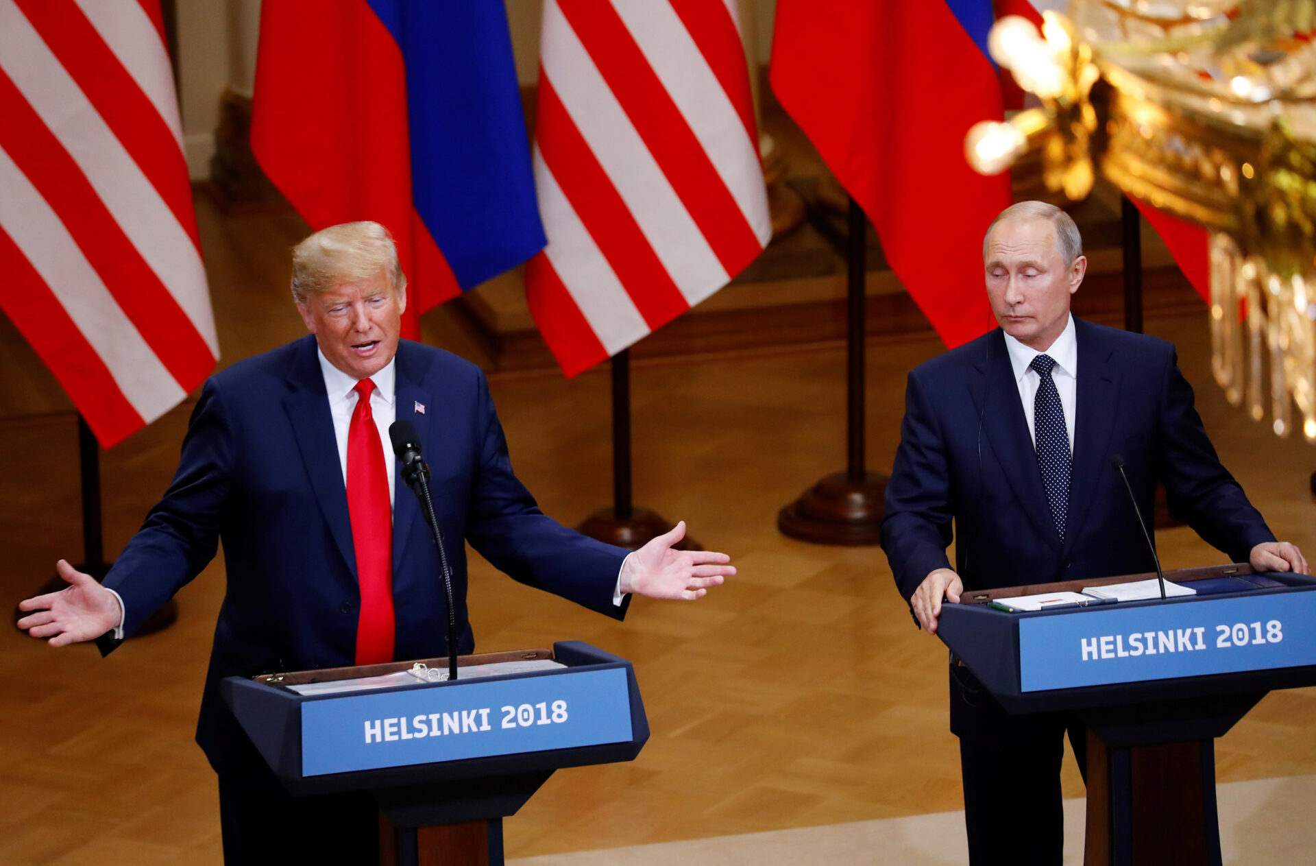Image: Trump-Putin summit in Helsinki