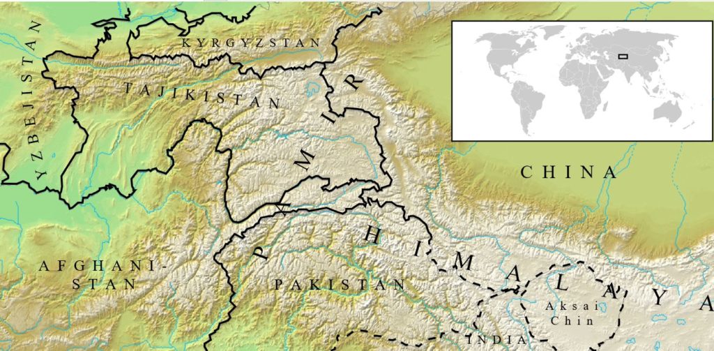 Pamir Mountains Map Jamestown   Pamir Mountains Map 1024x503 