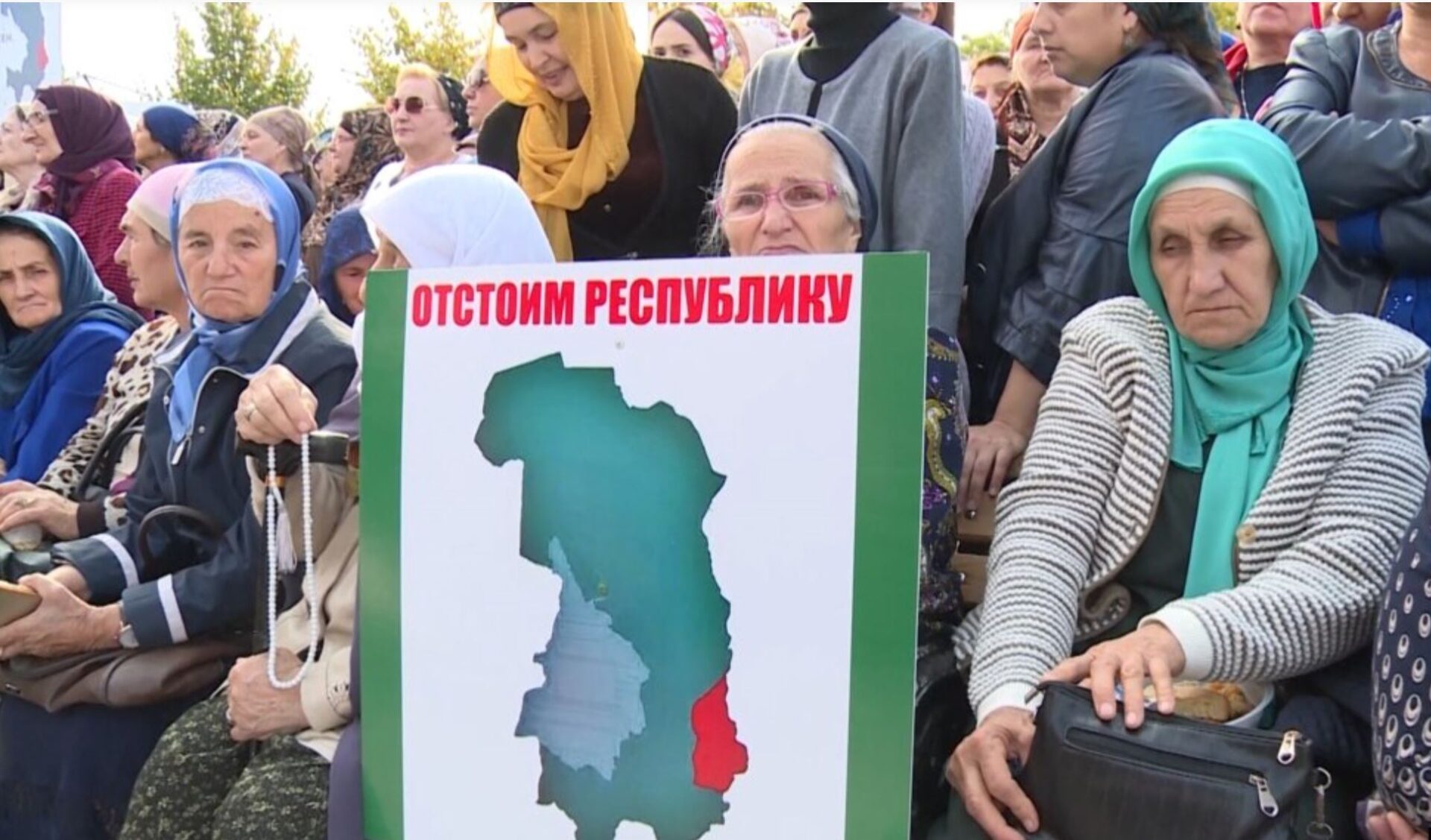 Ingush protest land swap with Chechnya in 2018