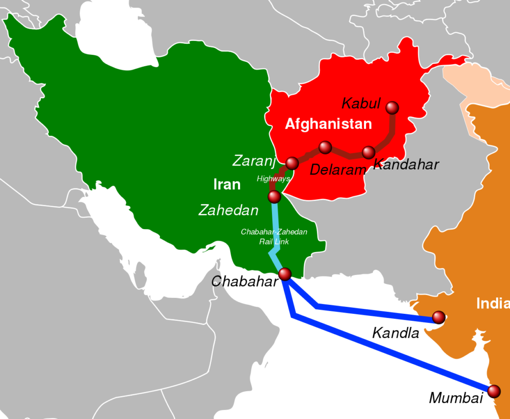 North South Corridor To Chabahar Port 1024x841 