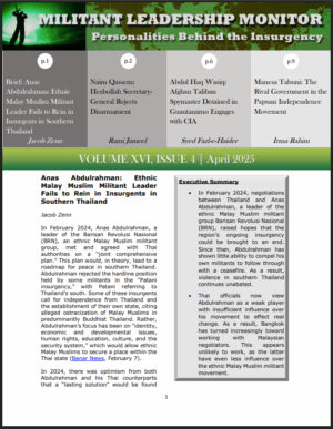 Militant Leadership Monitor - April 2025